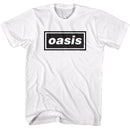 OASIS RECTANGULAR LOGO S T-Shirt in White