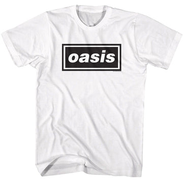 OASIS RECTANGULAR LOGO S T-Shirt in White