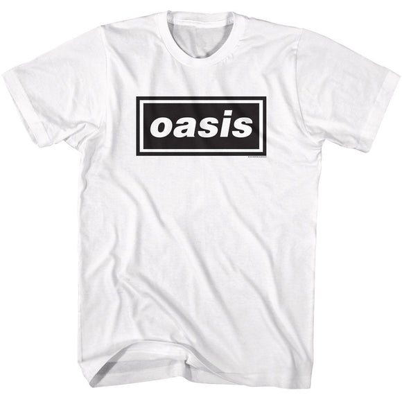 OASIS RECTANGULAR LOGO S T-Shirt in White