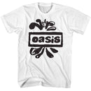 OASIS SPLATTER LOGO S T-Shirt in White
