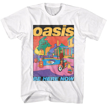 OASIS BE HERE NOW S T-Shirt in White
