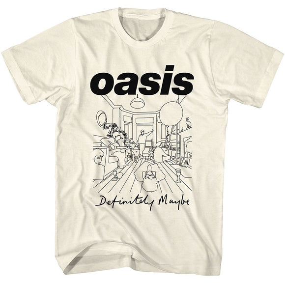 OASIS LINEART ROOM S T-Shirt in Natural