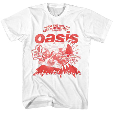 OASIS DEBUT ALBUM S T-Shirt in White