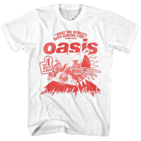 OASIS DEBUT ALBUM S T-Shirt in White