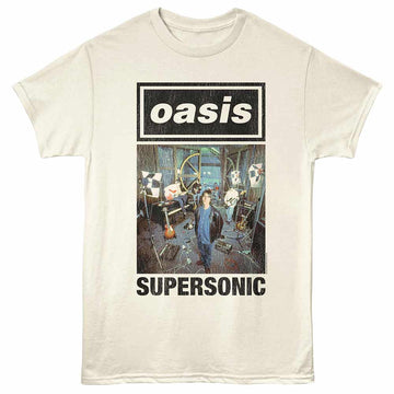 Oasis Supersonic Natural Adult T-Shirt