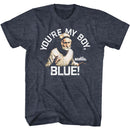 OLDSCHOOL MY BOY BLUE S T-Shirt in NAVY Heather