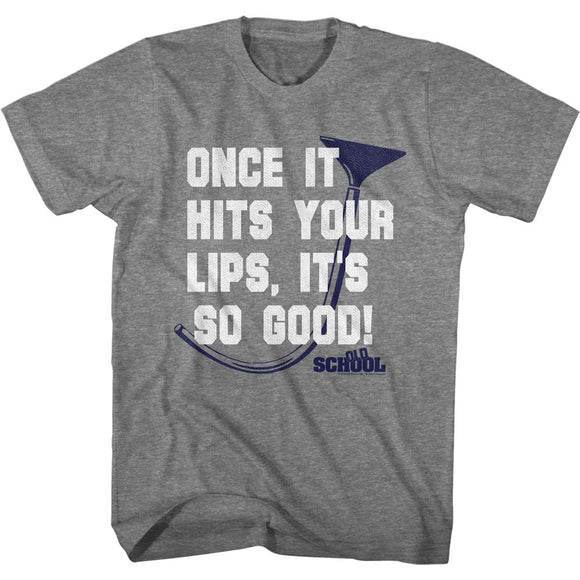 OLDSCHOOL ONCE IT HITS S T-Shirt in Graphite Heather