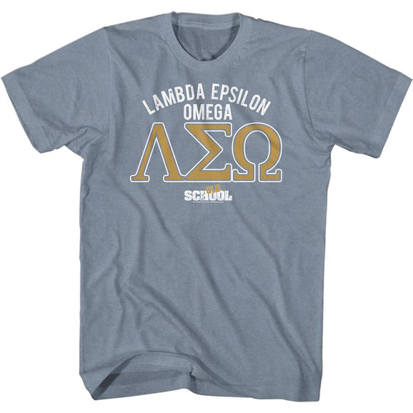 OLDSCHOOL FRAT S T-Shirt in Indigo Heather