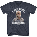 OLDSCHOOL GLORIOUS S T-Shirt in NAVY Heather