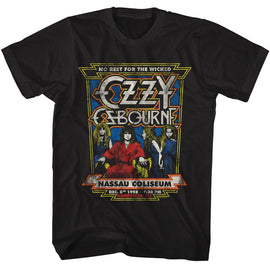 OZZY OSBOURNE OZZY NASSAU COLISEUM S T-Shirt in Black