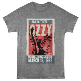 OZZY OSBOURNE OZZY KNOXVILLE POSTER S T-Shirt in Graphite Heather