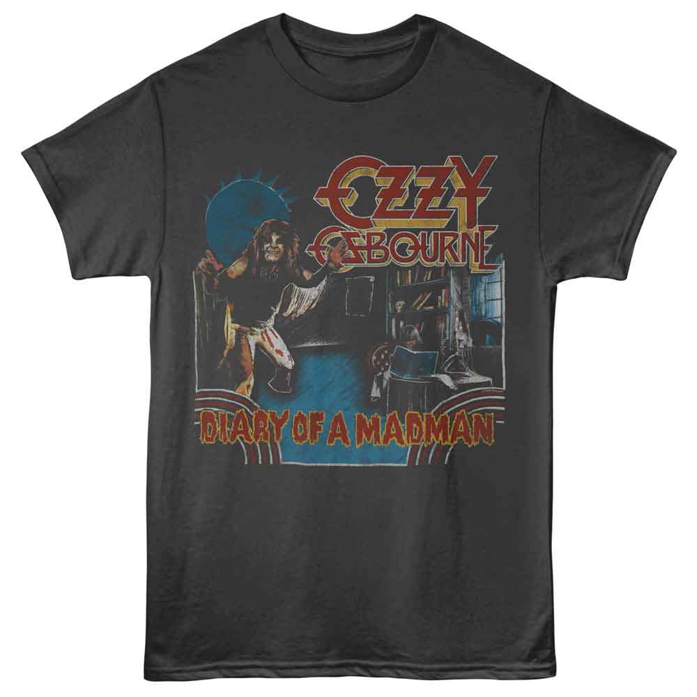 OZZY OSBOURNE OZZY DIARY OF A MADMAN S T-Shirt in Smoke