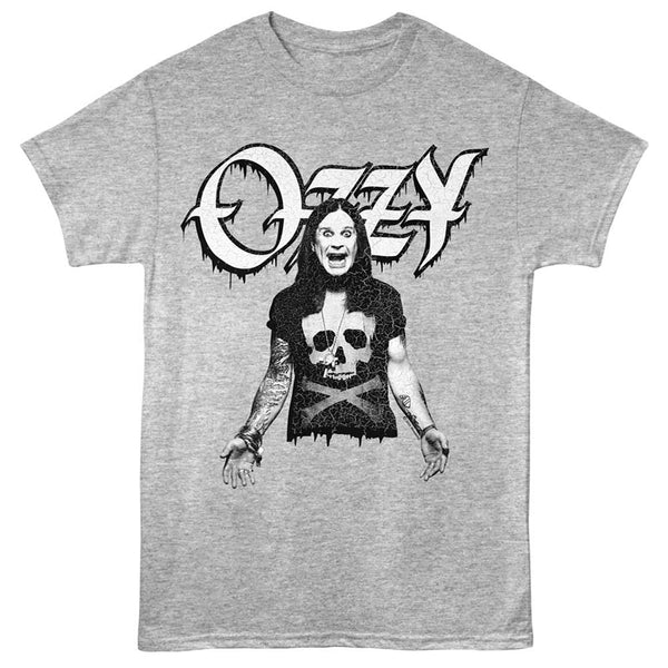 Ozzy Osbourne Photo Gray Heather T-Shirt