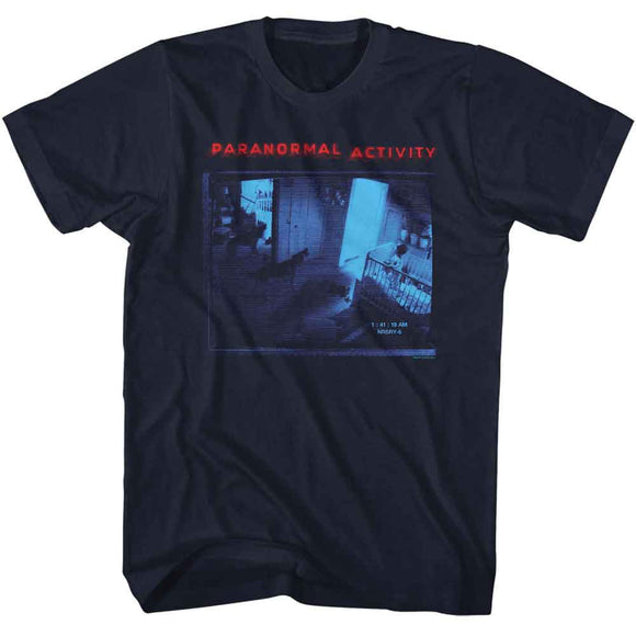 PARANORMAL ACTIVITY NURSERY S T-Shirt in NAVY