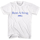PARKS AND RECREATION RENT A SWAG S T-Shirt in White