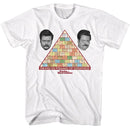 PARKS AND RECREATION SWANSON PYRAMID S T-Shirt in White