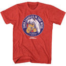 PARKS AND RECREATION 500 CANDLES LIL SEBASTIAN S T-Shirt in RED Heather