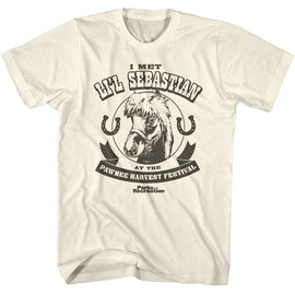PARKS AND RECREATION I MET LIL SEBASTIAN S T-Shirt in Natural