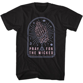 PANIC AT THE DISCO PRAY FOR THE WICKED S T-Shirt in Black