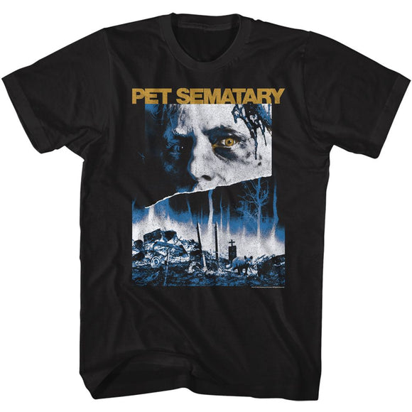 PET SEMATARY 3 COLOR POSTER S T-Shirt in Black