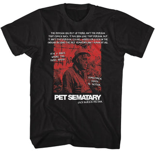 Pet Sematary Pet Sematary Jud Quotes Adult T-Shirts