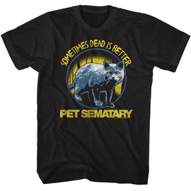 PET SEMATARY SOMETIMES CIRCLE S T-Shirt in Black