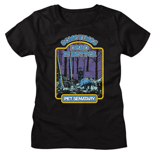 Pet Sematary Pet Sematary Storybook Sematary Ladies T-Shirts
