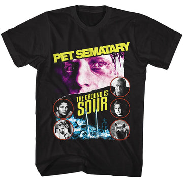 PET SEMATARY SOUR S T-Shirt in Black