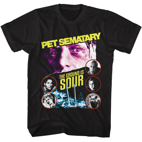 PET SEMATARY SOUR S T-Shirt in Black