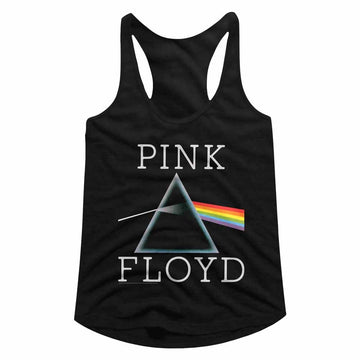 PINK FLOYD PRISM LADIES SLIMFIT RACERBACK S T-Shirt in Black