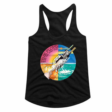 PINK FLOYD WYWH HANDS LADIES SLIMFIT RACERBACK S T-Shirt in Black