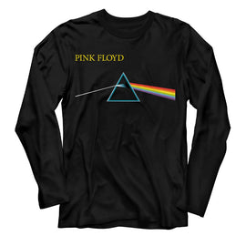 PINK FLOYD DSOTM SIMPLE L/S S T-Shirt in Black