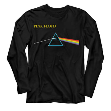 PINK FLOYD DSOTM SIMPLE L/S S T-Shirt in Black