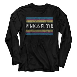 PINK FLOYD RAINBOWS L/S S T-Shirt in Black
