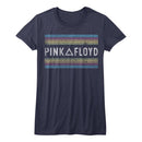 PINK FLOYD RAINBOWS LADIES S T-Shirt in NAVY