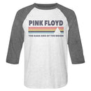 PINK FLOYD DSOTM 3/4 SLEEVE S T-Shirt in White Heather/premium Heather