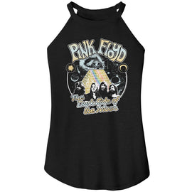 PINK FLOYD SPACE PYRAMID LADIES SLEEVELESS ROCKER TANK S T-Shirt in Black
