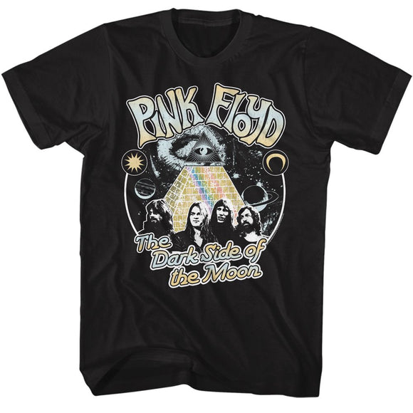 PINK FLOYD SPACE PYRAMID S T-Shirt in Black