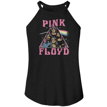 PINK FLOYD IN SPACE LADIES SLEEVELESS ROCKER TANK S T-Shirt in Black