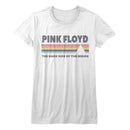 PINK FLOYD DSOTM LADIES S T-Shirt in White