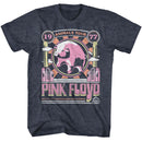 PINK FLOYD ANIMALS TOUR 1977 S T-Shirt in NAVY Heather
