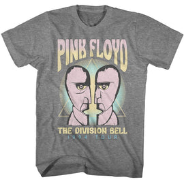 PINK FLOYD THE DIVISION BELL 1994 TOUR S T-Shirt in Graphite Heather