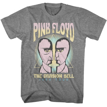 PINK FLOYD THE DIVISION BELL 1994 TOUR S T-Shirt in Graphite Heather