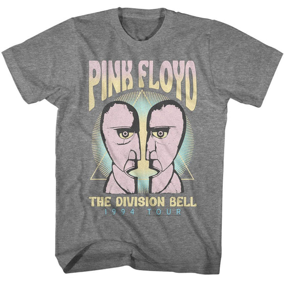 PINK FLOYD THE DIVISION BELL 1994 TOUR S T-Shirt in Graphite Heather