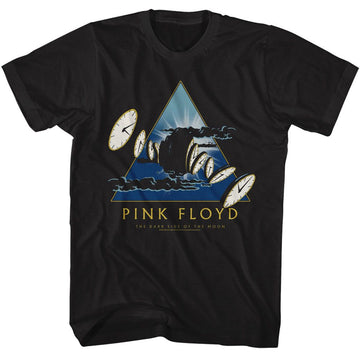 PINK FLOYD MELTING CLOCK S T-Shirt in Black