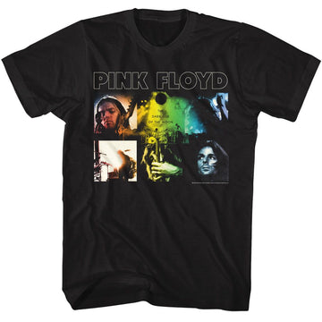 PINK FLOYD DSOTM BAND PHOTOS S T-Shirt in Black
