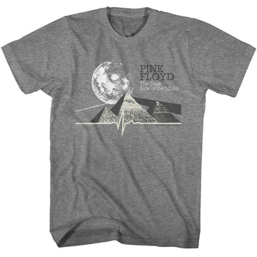 PINK FLOYD DSOTM PYRAMIDS S T-Shirt in Graphite Heather