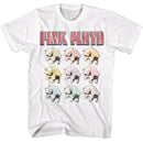 PINK FLOYD MULTI COLOR PIG BABIES S T-Shirt in White