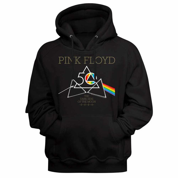 Pink Floyd 50th Triangles Black Hooded Sweatshirt