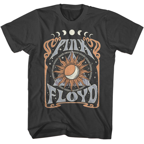 PINK FLOYD SUN AND MOON S T-Shirt in Smoke